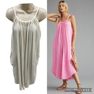 Velvet by Graham & Spencer Anthropologie Reese Bow Back Cotton Midi Dress